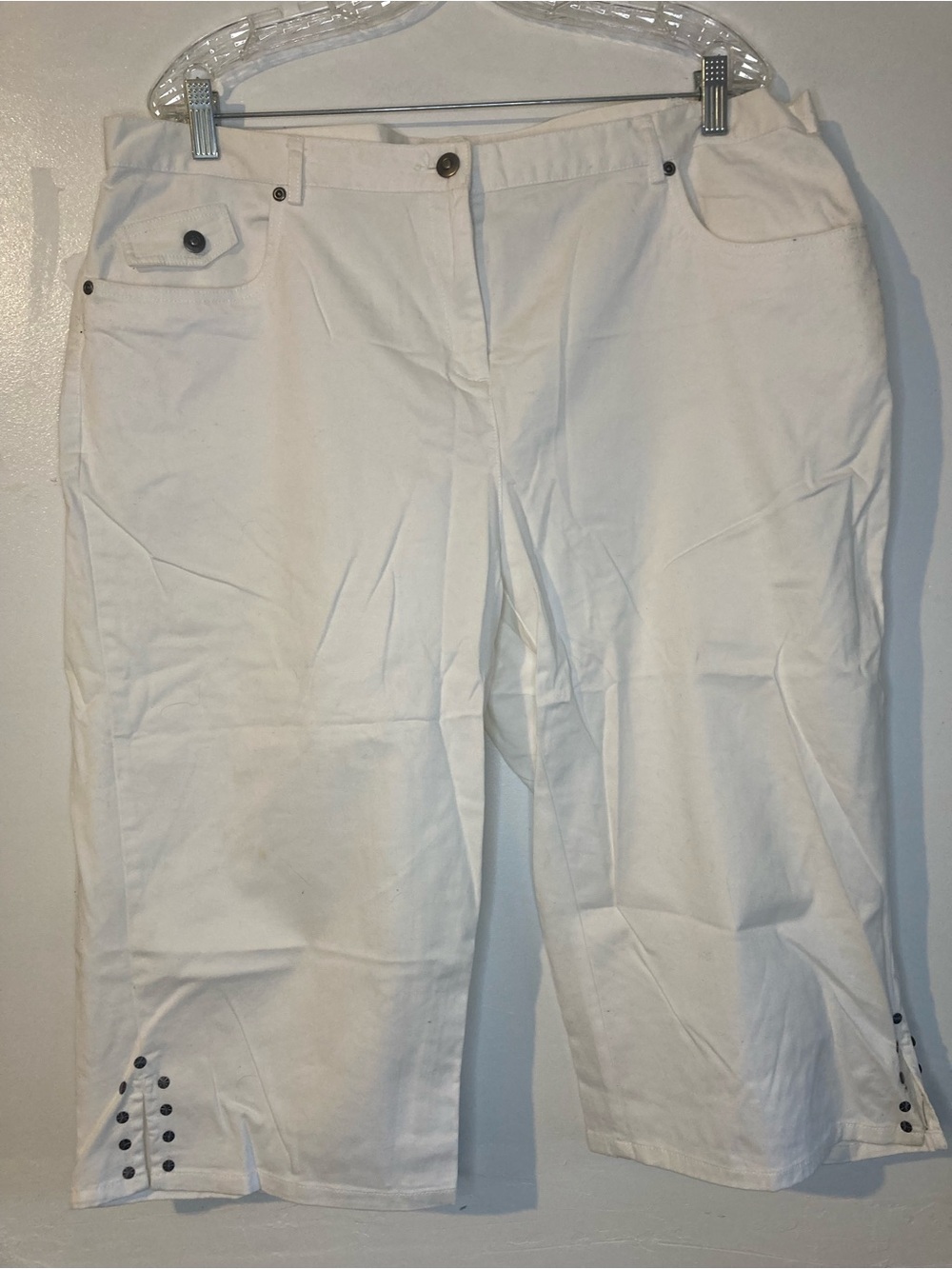 Ruby Rd. White Women's Pants with Branded Label - Picture 5 of 10